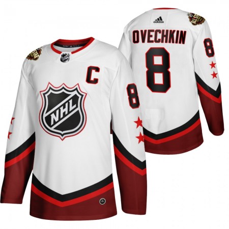 Camisola Washington Capitals Alex Ovechkin 8 2022 NHL All-Star Branco Authentic - Homem